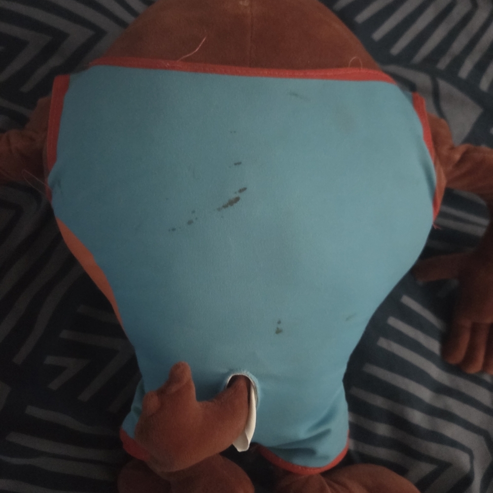Taz Plush Toy - Brown and Blue - Picture 3 of 3